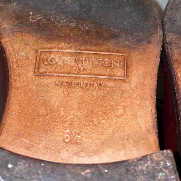 Louis Vuitton Brogue Shoes Burgundy - Picture 15 of 15